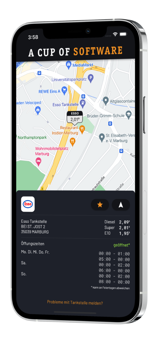 Teuer Tanken App